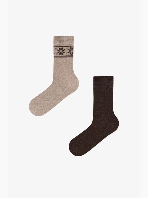 Chaussettes homme terra classic à motif losange, paire penti - Kiabi Chaussettes homme terra classic à motif losange, paire penti - Kiabi