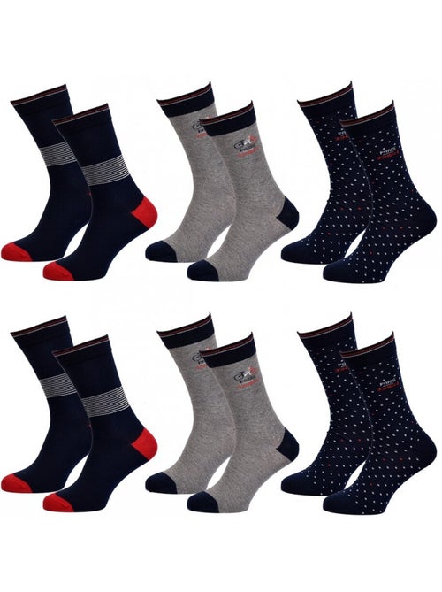 Chaussettes Homme TWINDAY - Pack de 6 - Kiabi