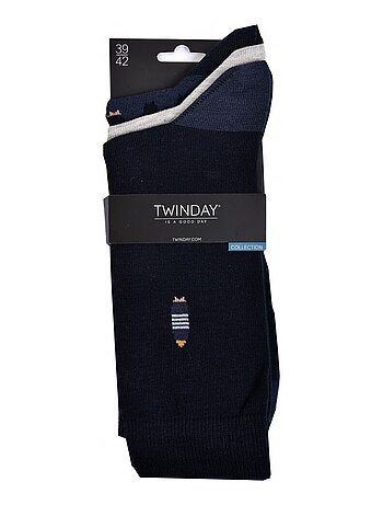 Chaussettes Homme TWINDAY - Pack de 6