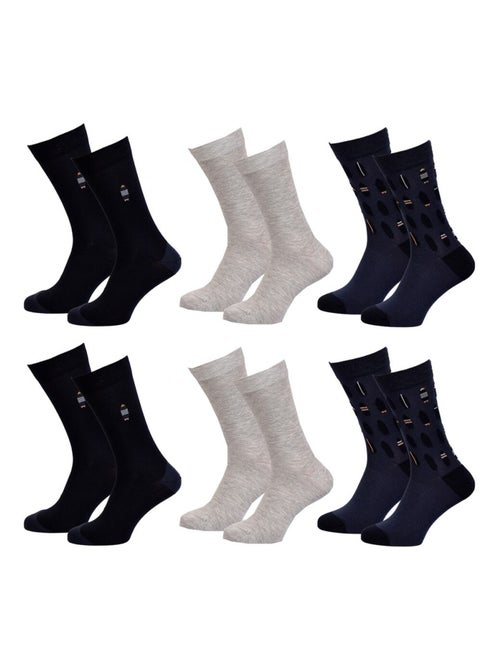 Chaussettes Homme TWINDAY - Pack de 6 - Kiabi