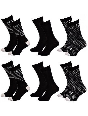Chaussettes Homme TWINDAY - Pack de 6