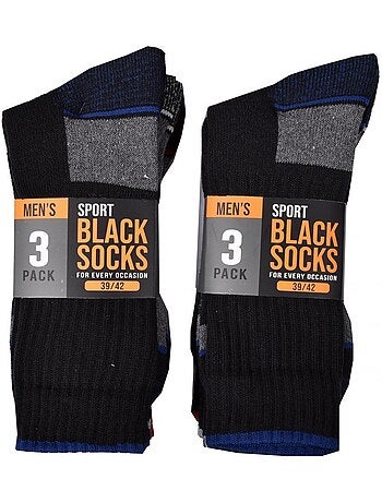 Chaussettes Homme TWINDAY SPORT -Assortiment modèles photos selon arrivages- - Pack de 6