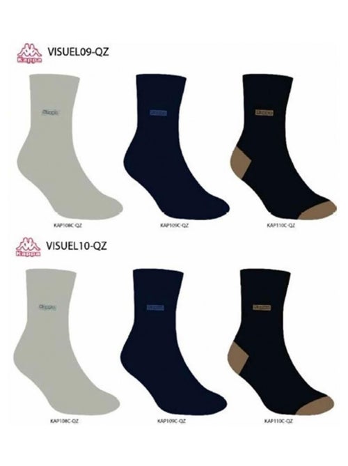 Chaussettes Homme VILLE KAPPA - Pack de 6 - Kiabi