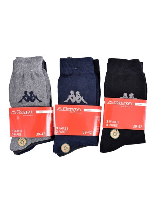 Chaussettes Homme VILLE KAPPA - Pack de 9 - Kiabi