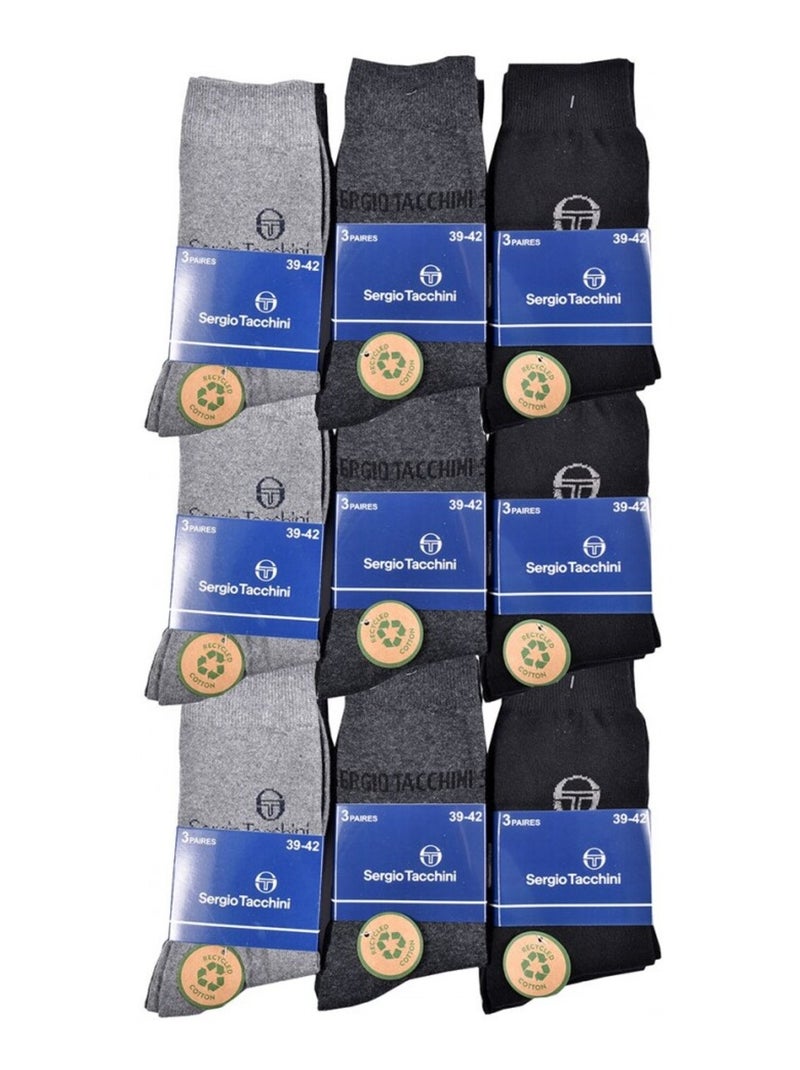 Chaussettes Homme VILLE SERGIO TACCHINI - Pack de 18 Multicolore - Kiabi