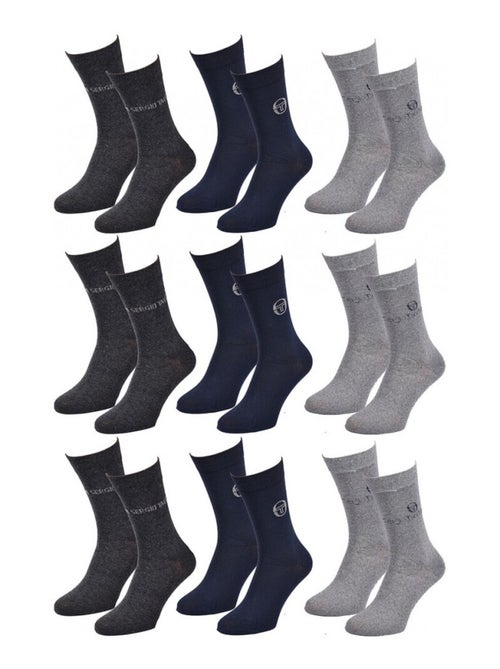 Chaussettes Homme VILLE SERGIO TACCHINI - Pack de 9 - Kiabi