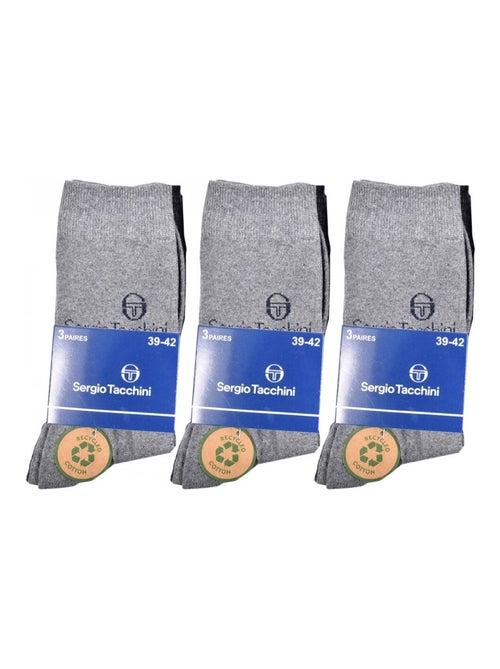 Chaussettes Homme VILLE SERGIO TACCHINI - Pack de 9 - Kiabi