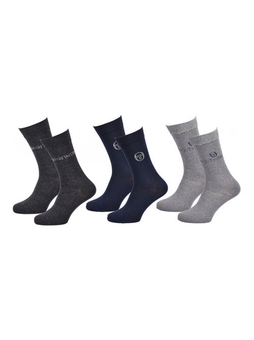 Chaussettes Homme VILLE SERGIO TACCHINI - Pack de 9 - Kiabi