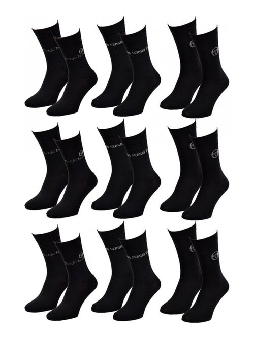 Chaussettes Homme VILLE SERGIO TACCHINI - Pack de 9 - Kiabi