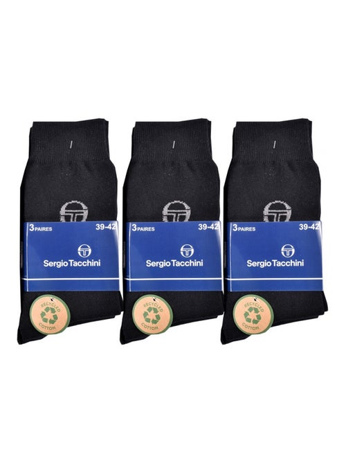 Chaussettes Homme VILLE SERGIO TACCHINI - Pack de 9 - Kiabi