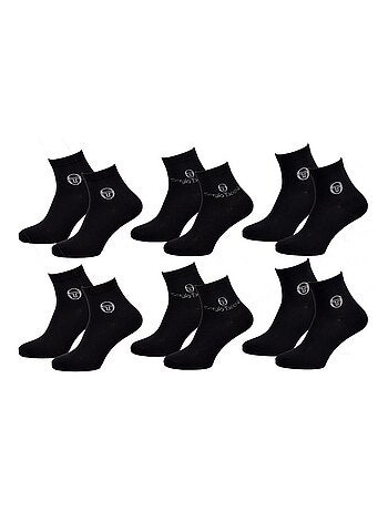 Chaussettes Homme VILLE SERGIO TACCHINI Lot de 6 QUARTER - Pack de 6
