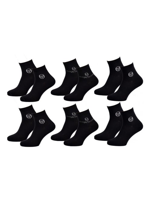 Chaussettes Homme VILLE SERGIO TACCHINI Lot de 6 QUARTER - Pack de 6 - Kiabi