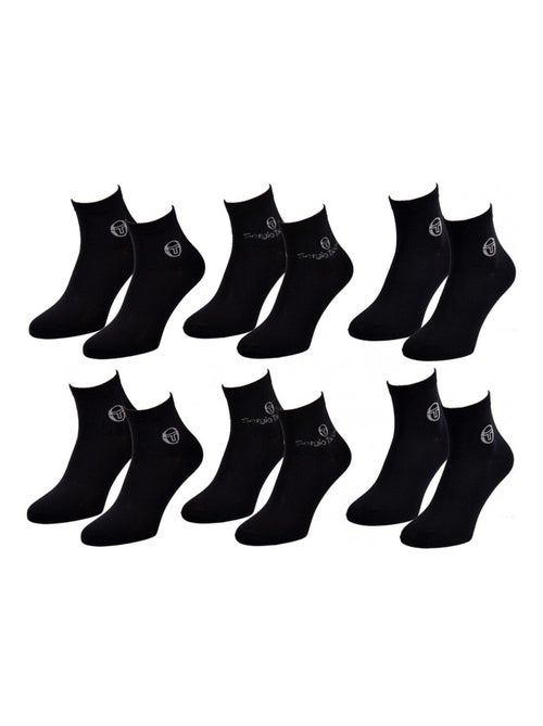 Chaussettes Homme VILLE SERGIO TACCHINI Lot de 6 QUARTER - Pack de 6 - Kiabi