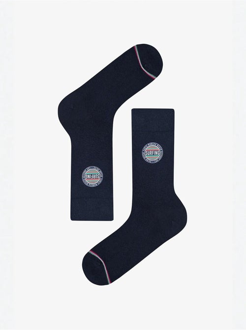Chaussettes homme wave club lot de 2 penti - Kiabi Chaussettes homme wave club lot de 2 penti - Kiabi
