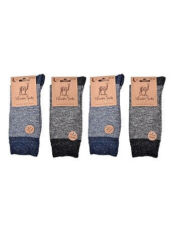 Chaussettes Homme WINTER SOCKS - Pack de 4
