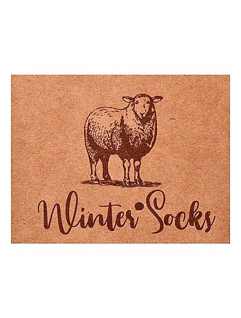 Chaussettes Homme WINTER SOCKS - Pack de 4