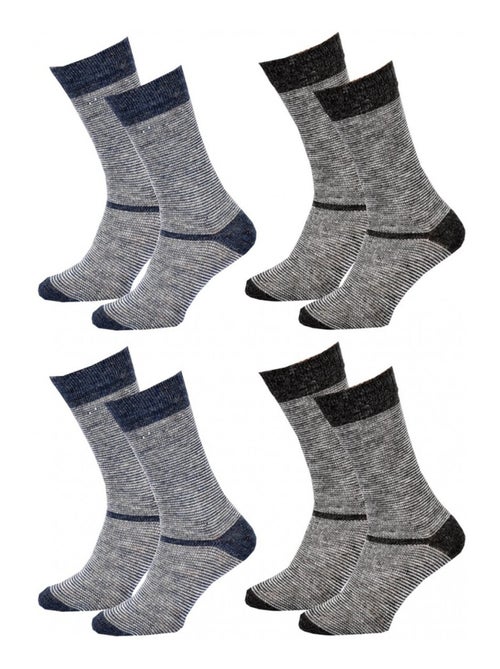 Chaussettes Homme WINTER SOCKS - Pack de 4 - Kiabi