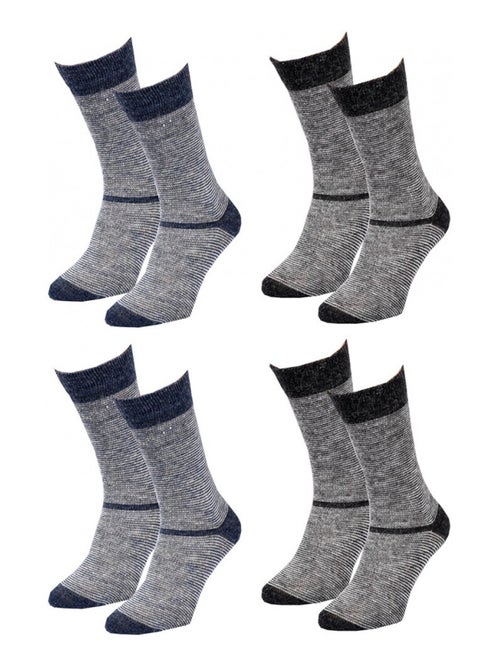 Chaussettes Homme WINTER SOCKS - Pack de 4 - Kiabi