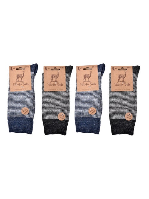 Chaussettes Homme WINTER SOCKS - Pack de 4 - Kiabi