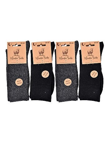 Chaussettes Homme WINTER SOCKS - Pack de 4