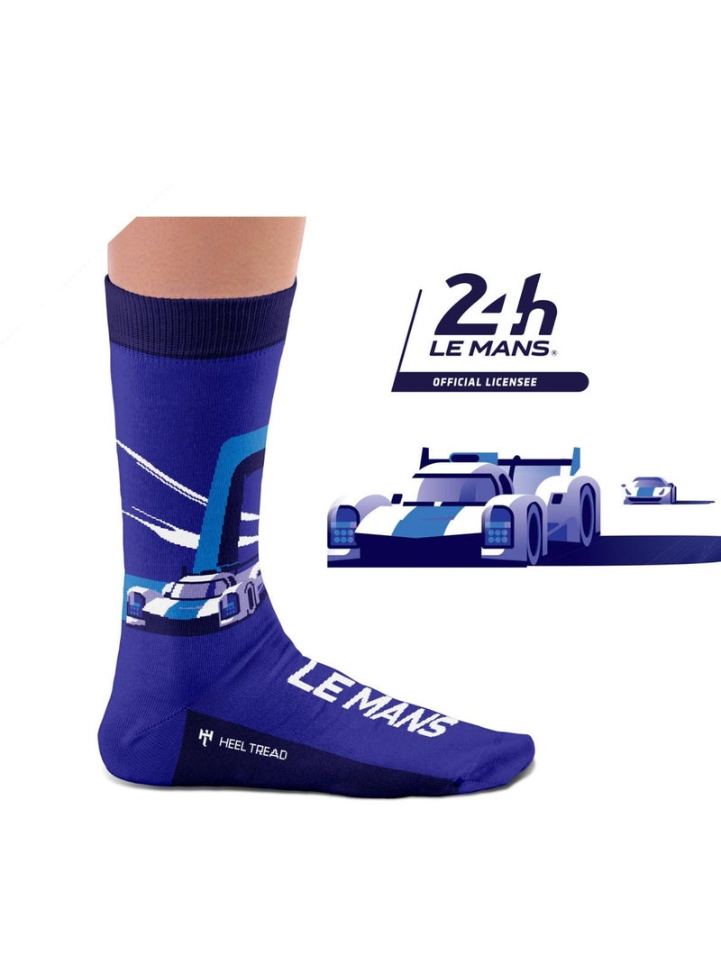Chaussettes Hypercar des 24H du Mans Bleu - Kiabi