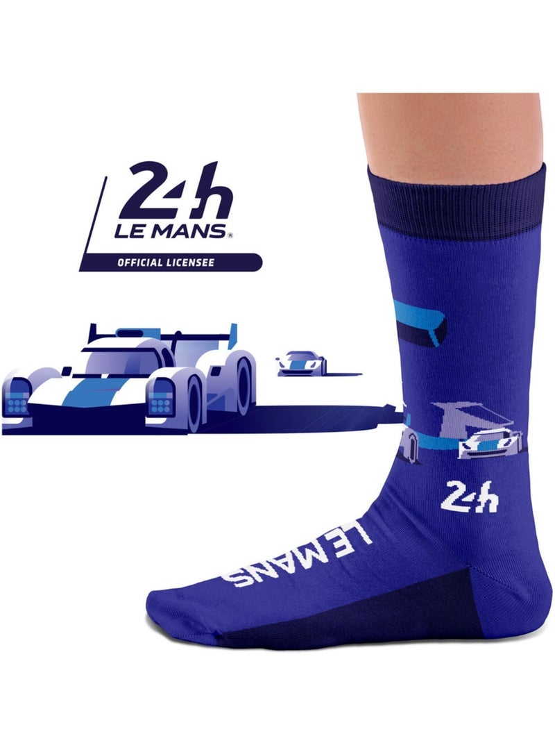 Chaussettes Hypercar des 24H du Mans Bleu - Kiabi