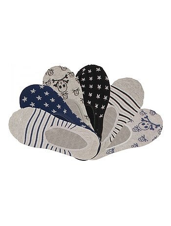 Chaussettes invisibles enfant lot de 6
