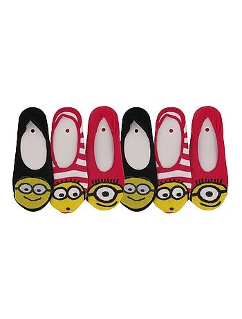 Chaussettes Invisibles Femme Les Minions Lot de 6