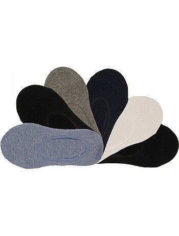 Chaussettes invisibles garçon lot de 6