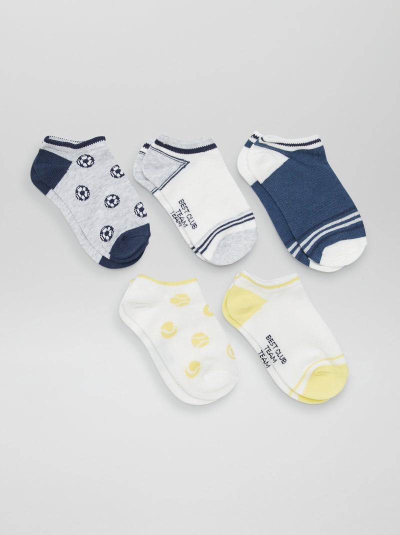 Chaussettes invisibles Gris - Kiabi