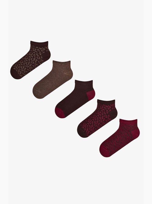 Chaussettes invisibles paire leopard everyday penti - Kiabi Chaussettes invisibles paire leopard everyday penti - Kiabi