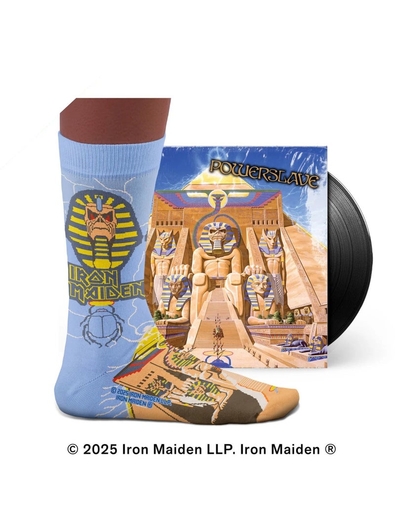 Chaussettes Iron Maiden, Powerslave Bleu - Kiabi