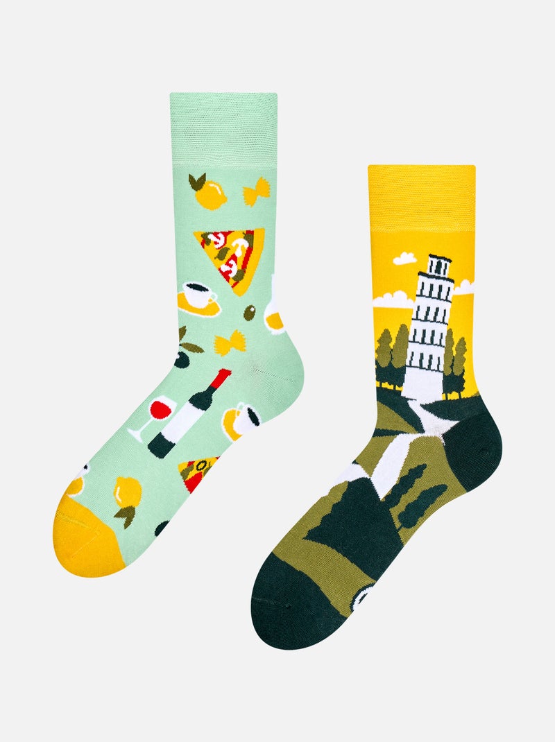 Chaussettes Italie Jaune - Kiabi