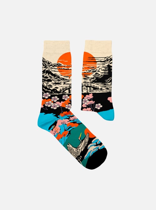 Chaussettes Japanese Sunrise - Kiabi