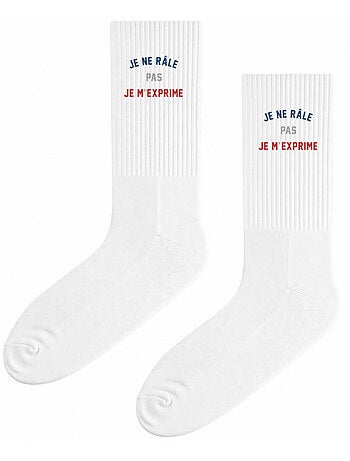 Chaussettes JE NE RÂLE PAS JE M'EXPRIME