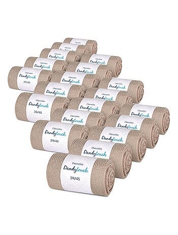 Chaussettes Jersey Coton - Lot 20 Paires - Fabrication UE