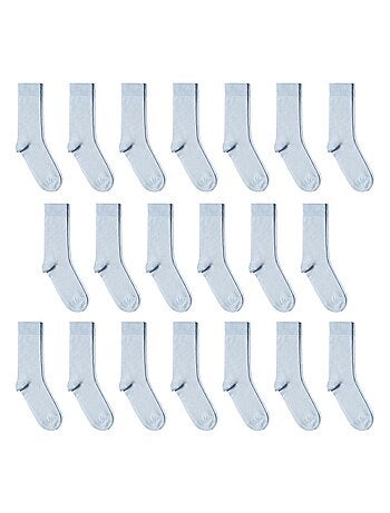 Chaussettes Jersey Coton - Lot 20 Paires - Fabrication UE