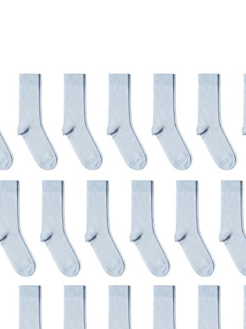 Chaussettes Jersey Coton - Lot 20 Paires - Fabrication UE - Kiabi