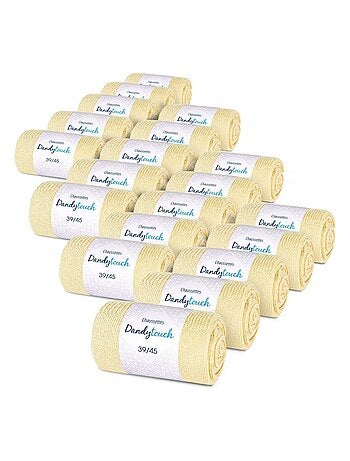 Chaussettes Jersey Coton - Lot 20 Paires - Fabrication UE