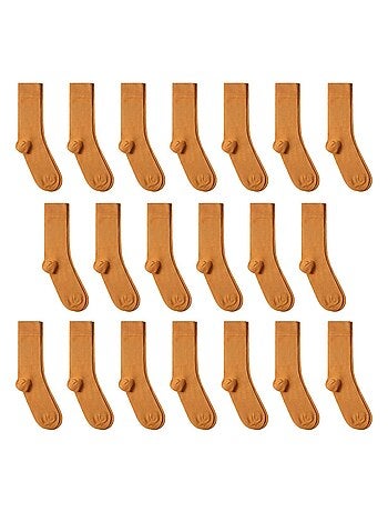 Chaussettes Jersey Coton - Lot 20 Paires - Fabrication UE