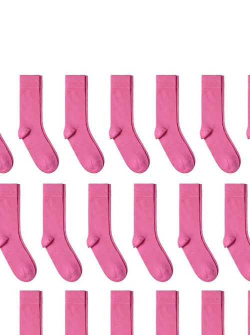 Chaussettes Jersey Coton - Lot 20 Paires - Fabrication UE - Kiabi