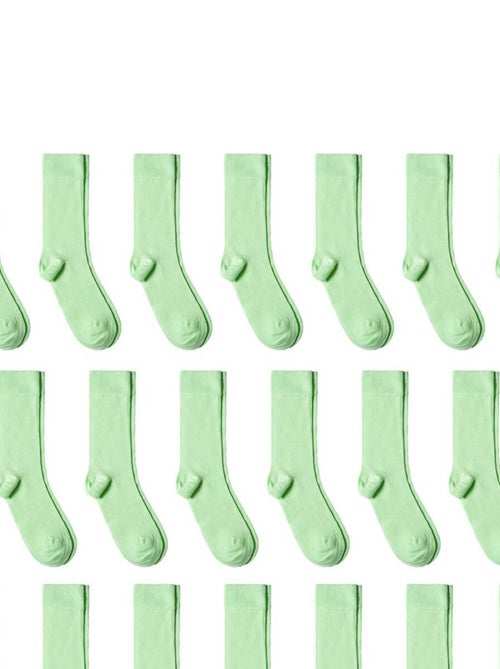 Chaussettes Jersey Coton - Lot 20 Paires - Fabrication UE - Kiabi