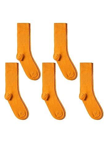 Chaussettes Jersey Coton - Lot 5 Paires - Fabrication UE