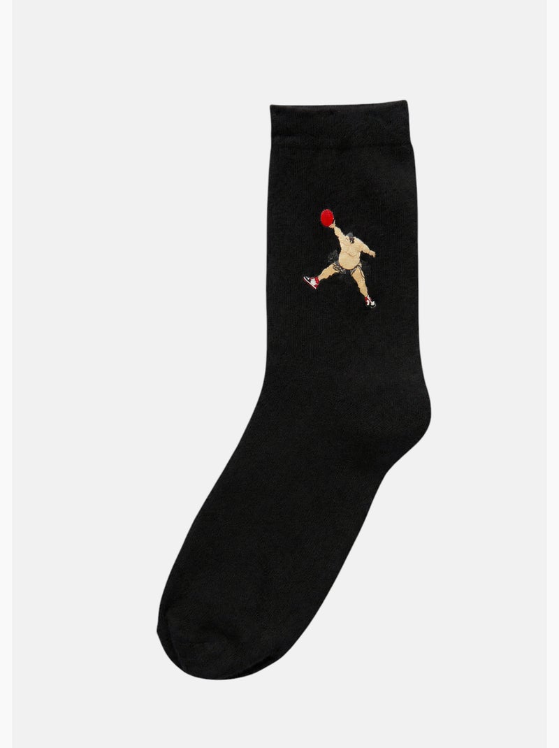 Chaussettes kama sumo dunk  homme - sae paris Noir - Kiabi