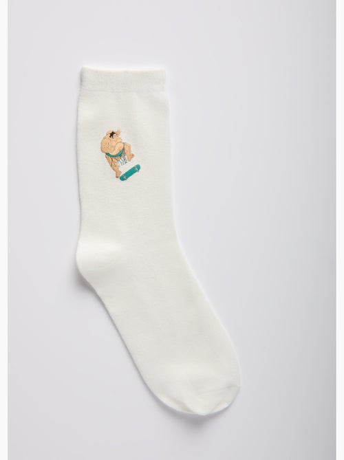 Chaussettes kama sumo skate homme - sae paris - Kiabi Chaussettes kama sumo skate homme - sae paris - Kiabi