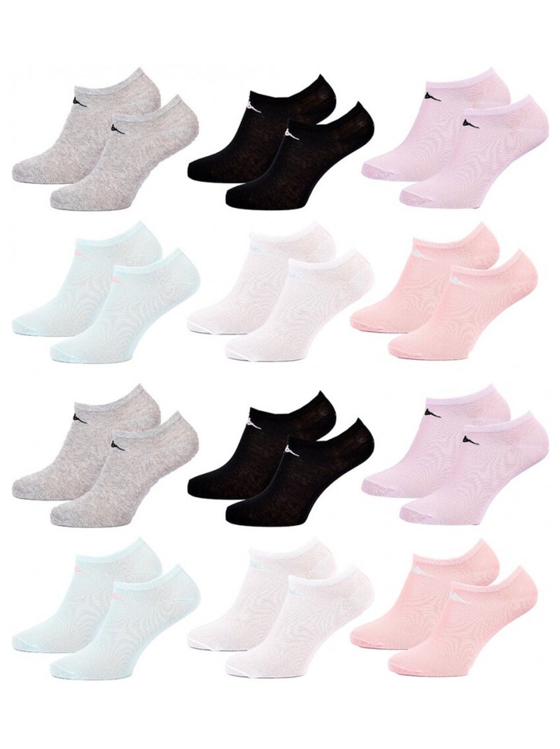 Chaussettes KAPPA SNEAKER - Pack de 12 Multicolore - Kiabi