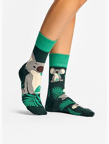 Chaussettes Koala & Feuilles