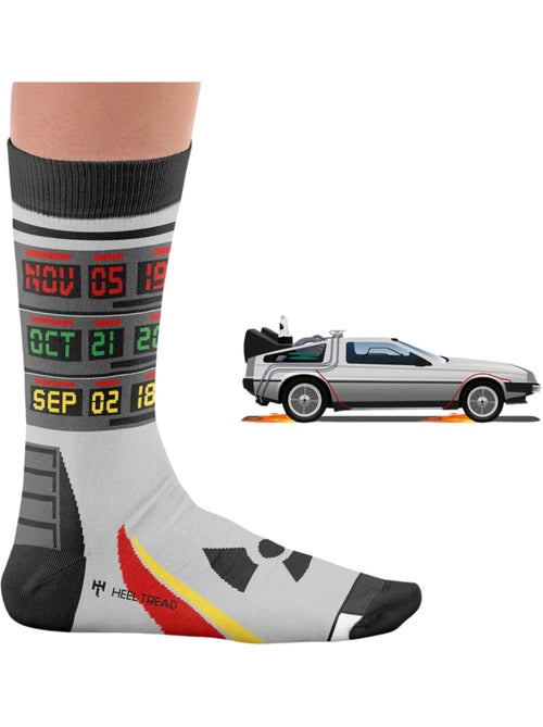 Chaussettes La DeLorean de Retour vers le Futur - Kiabi
