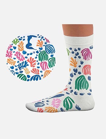 Chaussettes La Perruche et la Sirène, Matisse