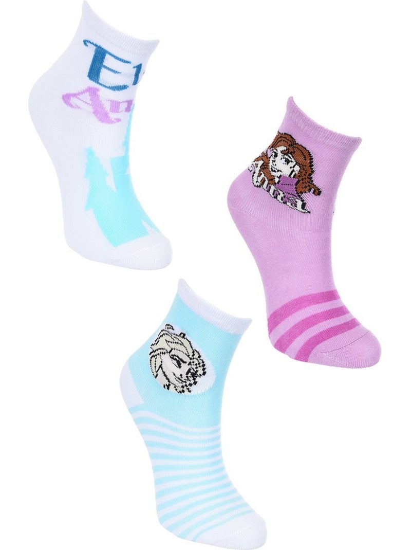 Chaussettes La Reine des Neiges | Licence Officielle Multicolore - Kiabi